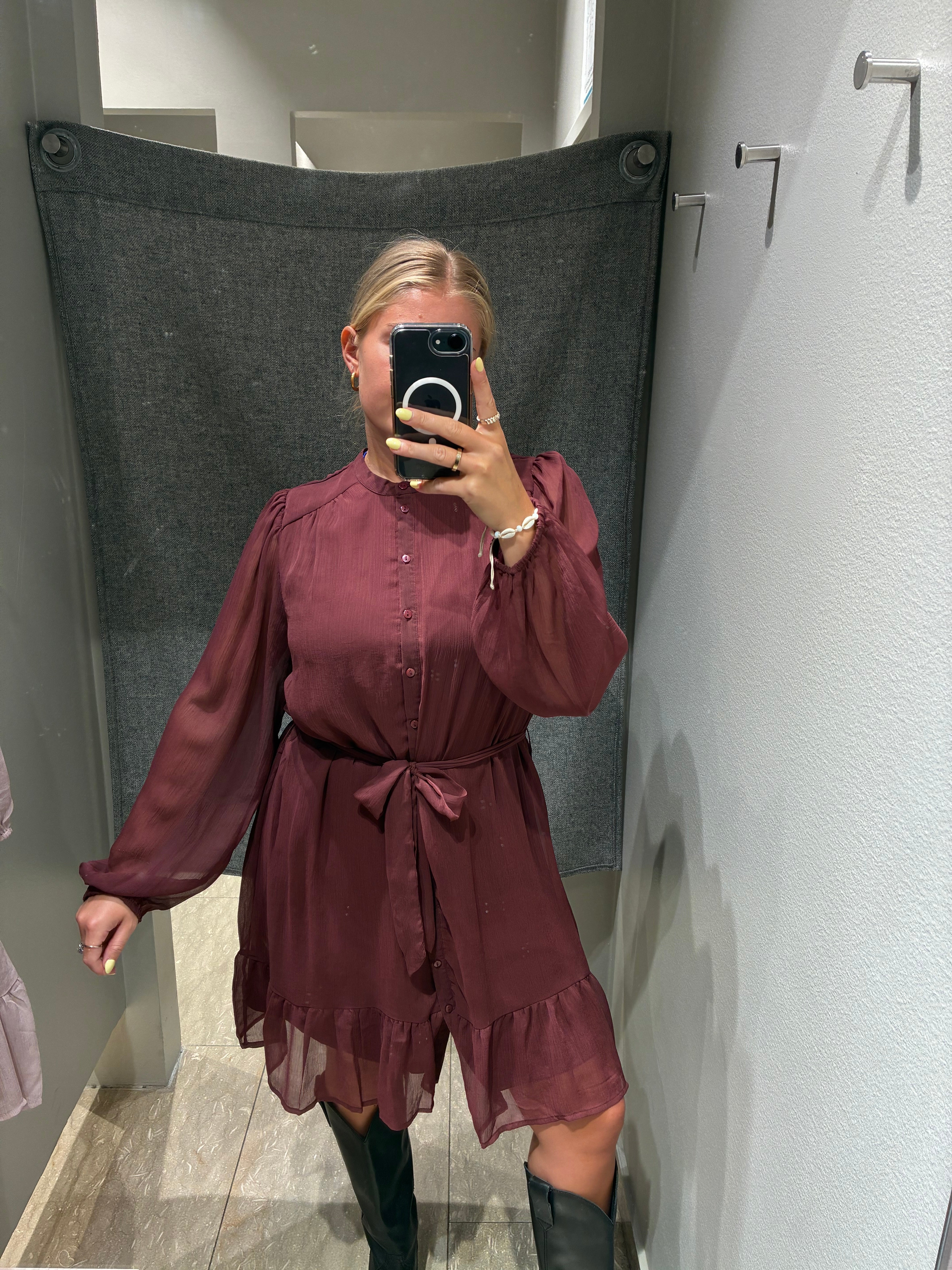 VIFALIA Short Dress - Fig